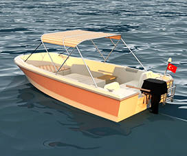 Aldepa 420 boat design by Umut Aras