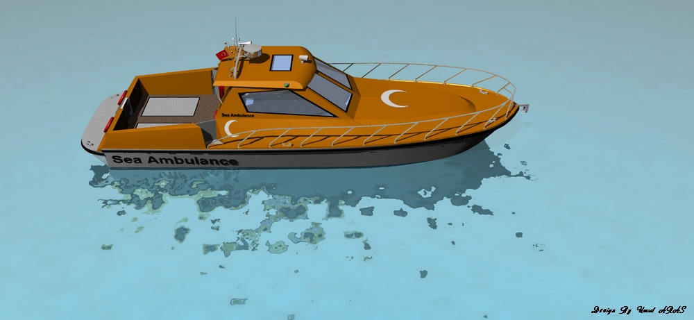 Ambulance 49 - Commercial boat design