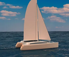 Cat 24 boat design by Umut Aras