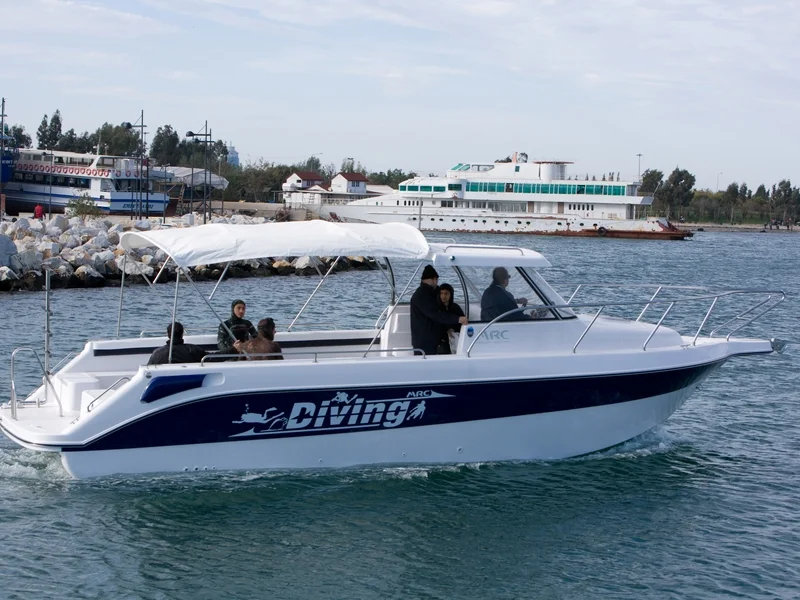 Diving 35 boat design by Umut Aras