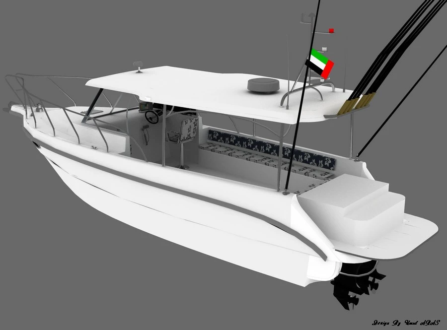 Fisher 35-OB - Fishing boat design