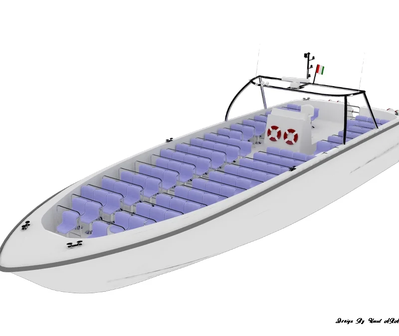 Fly 70 boat design by Umut Aras