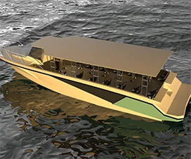 Stark 45C boat design by Umut Aras