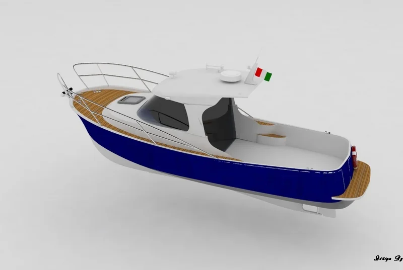 Miko 28 boat design by Umut Aras
