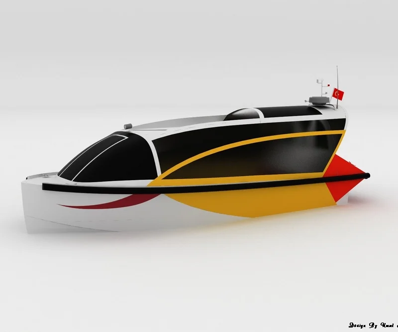 Shuttle 33 boat design by Umut Aras