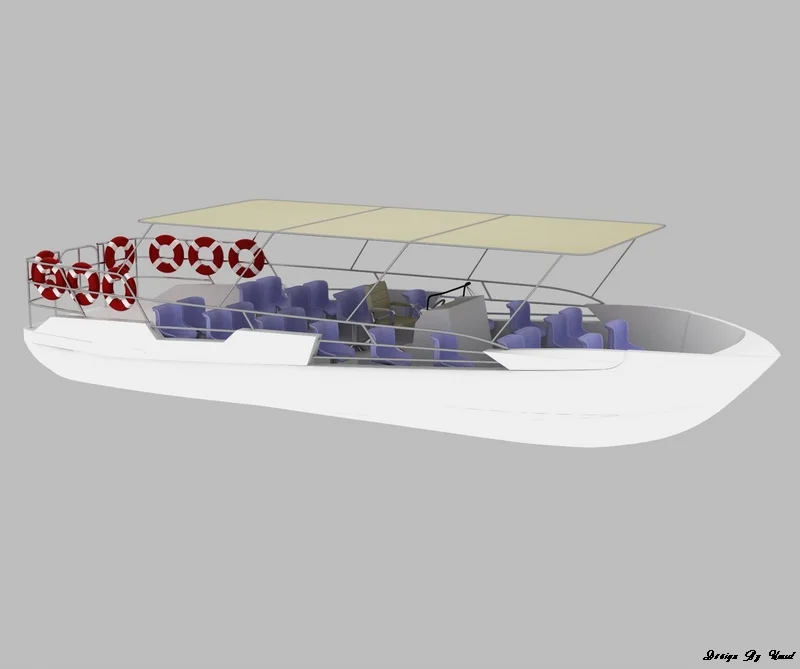 Trip 34 boat design by Umut Aras