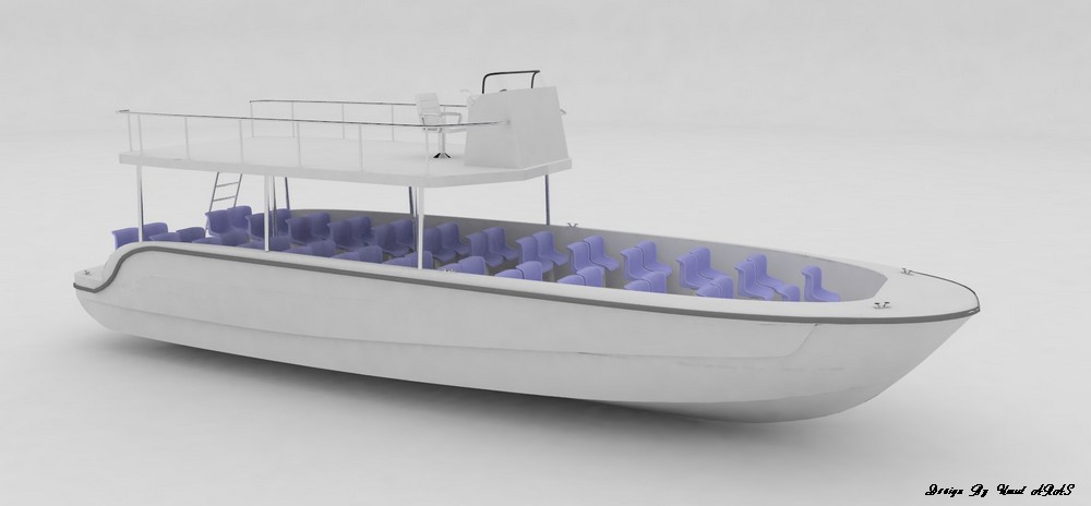 Trip 44-HT - Passenger boat design