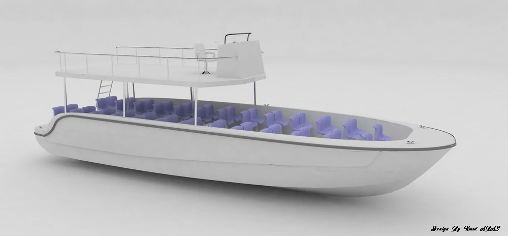 Trip 44-HT - Passenger boat design
