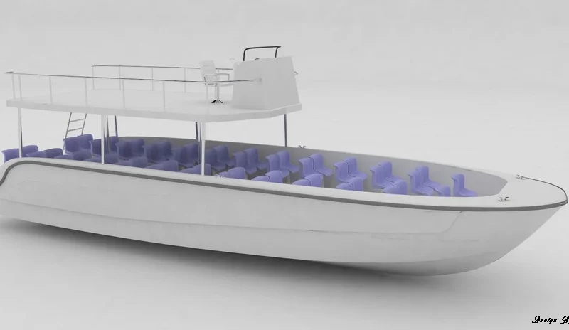 Trip 44-HT boat design by Umut Aras